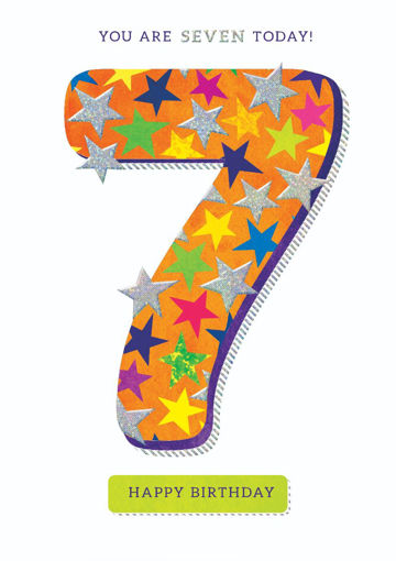 Picture of 7 TODAY BIRTHDAY CARD